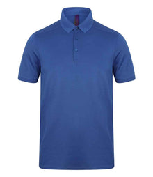 Henbury Slim Fit Stretch Microfine Piqué Polo Shirt H460 - Royal Blue