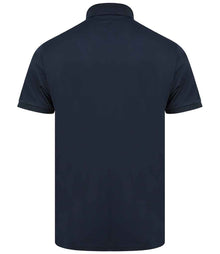 Henbury Recycled Polyester Piqué Polo Shirt H465 - H465 Navy Back