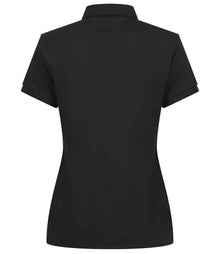 Henbury Ladies Recycled Polyester Polo Shirt H466 - H466 Black Back