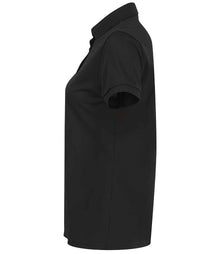Henbury Ladies Recycled Polyester Polo Shirt H466 - H466 Black Side