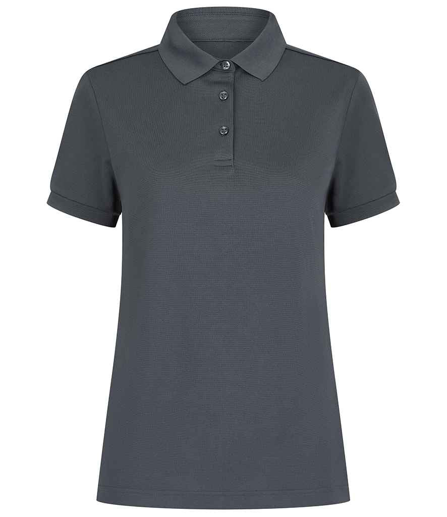 Henbury Ladies Recycled Polyester Polo Shirt H466 - Charcoal