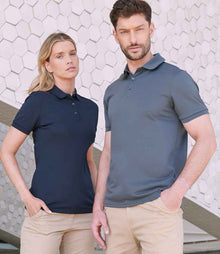 Henbury Ladies Recycled Polyester Polo Shirt H466 - H466 Charcoal Model