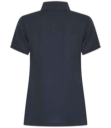 Henbury Ladies Recycled Polyester Polo Shirt H466 - H466 Navy Back
