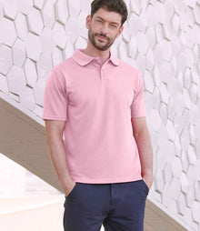 Henbury Coolplus® Wicking Piqué Polo Shirt H475 - H475 Baby Pink Model