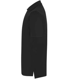 Henbury Coolplus® Wicking Piqué Polo Shirt H475 - H475 Black Side