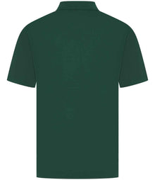 Henbury Coolplus® Wicking Piqué Polo Shirt H475 - H475 Bottle Green Back