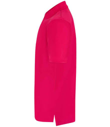 Henbury Coolplus® Wicking Piqué Polo Shirt H475 - H475 Bright Pink Side