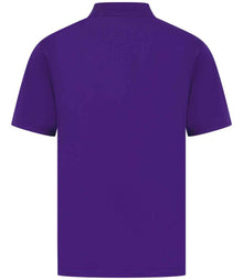 Henbury Coolplus® Wicking Piqué Polo Shirt H475 - H475 Bright Purple Back
