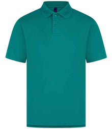 Henbury Coolplus® Wicking Piqué Polo Shirt H475 - Bright Jade