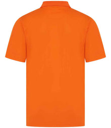 Henbury Coolplus® Wicking Piqué Polo Shirt H475 - H475 Bright Orange Back