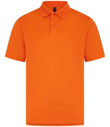 Henbury Coolplus® Wicking Piqué Polo Shirt H475 - Bright Orange