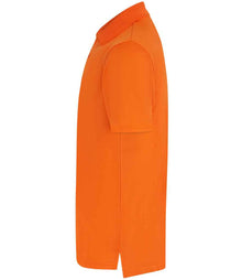 Henbury Coolplus® Wicking Piqué Polo Shirt H475 - H475 Bright Orange Side