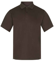 Henbury Coolplus® Wicking Piqué Polo Shirt H475 - Chocolate
