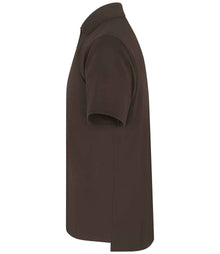 Henbury Coolplus® Wicking Piqué Polo Shirt H475 - H475 Chocolate Side