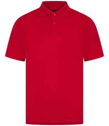 Henbury Coolplus® Wicking Piqué Polo Shirt H475 - Classic Red