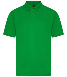 Henbury Coolplus® Wicking Piqué Polo Shirt H475 - Kelly Green
