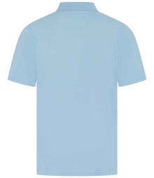 Henbury Coolplus® Wicking Piqué Polo Shirt H475 - H475 Light Blue Back