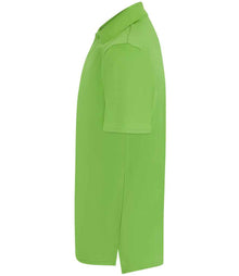 Henbury Coolplus® Wicking Piqué Polo Shirt H475 - H475 Lime Green Side