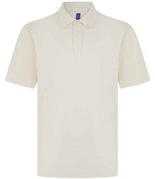 Henbury Coolplus® Wicking Piqué Polo Shirt H475 - Natural