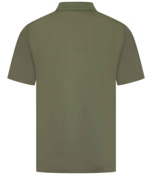 Henbury Coolplus® Wicking Piqué Polo Shirt H475 - H475 Olive Green Back