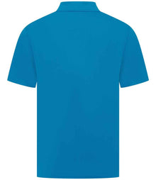 Henbury Coolplus® Wicking Piqué Polo Shirt H475 - H475 Sapphire Blue Back