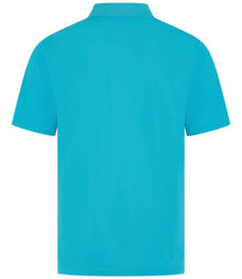 Henbury Coolplus® Wicking Piqué Polo Shirt H475 - H475 Turquoise Blue Back