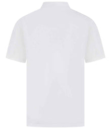 Henbury Coolplus® Wicking Piqué Polo Shirt H475 - H475 White Back