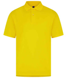 Henbury Coolplus® Wicking Piqué Polo Shirt H475 - Yellow