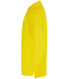 Henbury Coolplus® Wicking Piqué Polo Shirt H475 - H475 Yellow Side