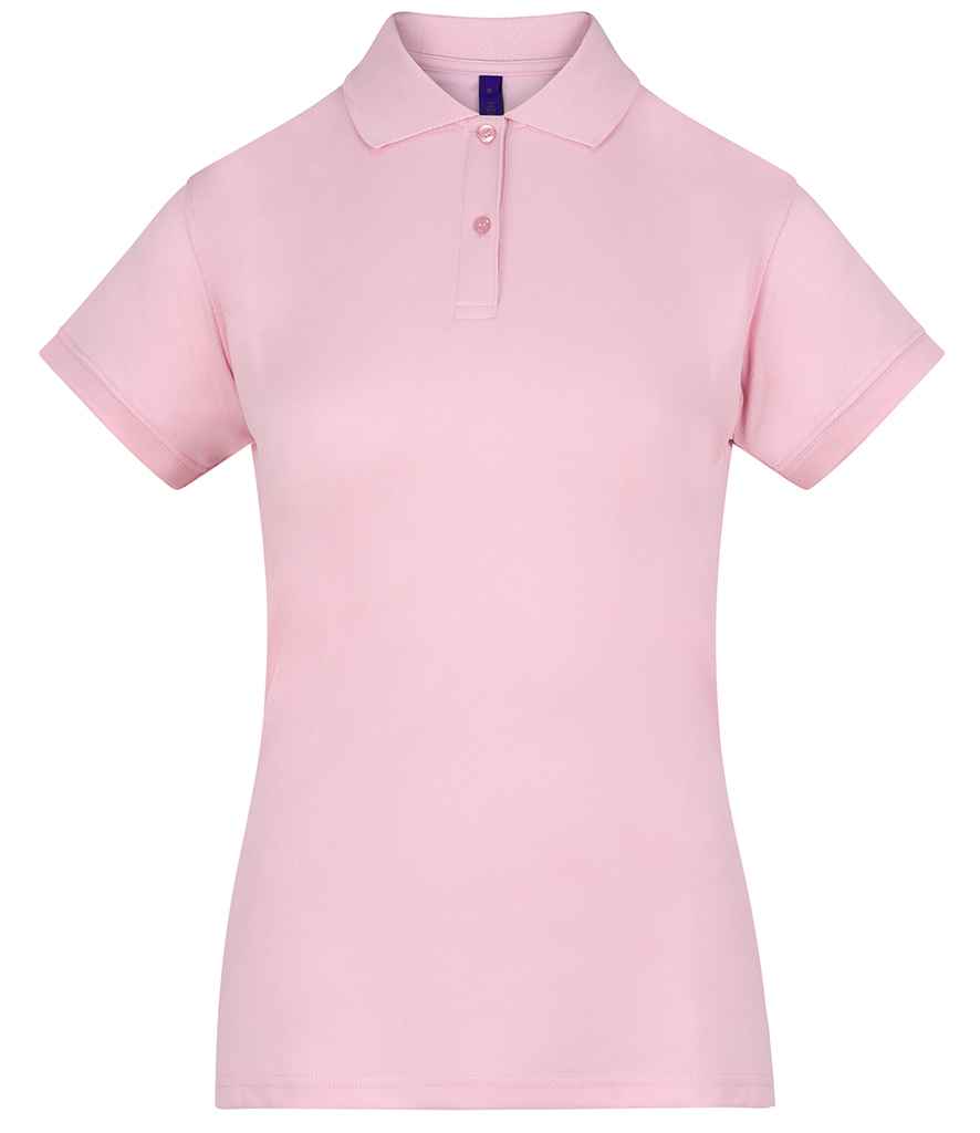 Henbury Ladies Coolplus® Wicking Piqué Polo Shirt H476 - Baby Pink