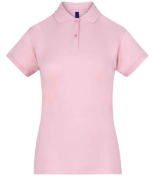 Henbury Ladies Coolplus® Wicking Piqué Polo Shirt H476 - Baby Pink