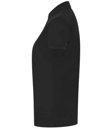Henbury Ladies Coolplus® Wicking Piqué Polo Shirt H476 - H476 Black Side