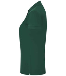 Henbury Ladies Coolplus® Wicking Piqué Polo Shirt H476 - H476 Bottle Green Side
