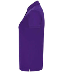 Henbury Ladies Coolplus® Wicking Piqué Polo Shirt H476 - H476 Bright Purple Side