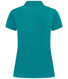 Henbury Ladies Coolplus® Wicking Piqué Polo Shirt H476 - H476 Bright Jade Back