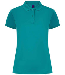 Henbury Ladies Coolplus® Wicking Piqué Polo Shirt H476 - Bright Jade
