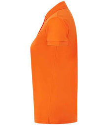 Henbury Ladies Coolplus® Wicking Piqué Polo Shirt H476 - H476 Bright Orange Side