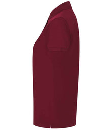 Henbury Ladies Coolplus® Wicking Piqué Polo Shirt H476 - H476 Burgundy Side