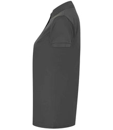 Henbury Ladies Coolplus® Wicking Piqué Polo Shirt H476 - H476 Charcoal Side