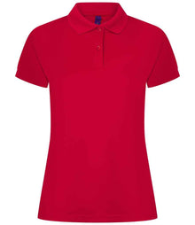 Henbury Ladies Coolplus® Wicking Piqué Polo Shirt H476 - Classic Red