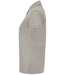 Henbury Ladies Coolplus® Wicking Piqué Polo Shirt H476 - H476 Heather Grey Side