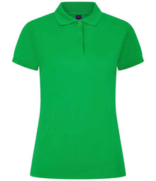 Henbury Ladies Coolplus® Wicking Piqué Polo Shirt H476 - Kelly Green