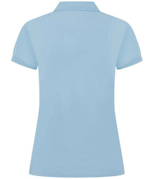 Henbury Ladies Coolplus® Wicking Piqué Polo Shirt H476 - H476 Light Blue Back