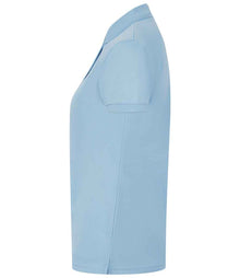 Henbury Ladies Coolplus® Wicking Piqué Polo Shirt H476 - H476 Light Blue Side