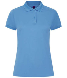 Henbury Ladies Coolplus® Wicking Piqué Polo Shirt H476 - Mid Blue