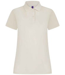 Henbury Ladies Coolplus® Wicking Piqué Polo Shirt H476 - Natural