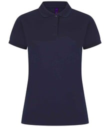 Henbury Ladies Coolplus® Wicking Piqué Polo Shirt H476 - Oxford Navy