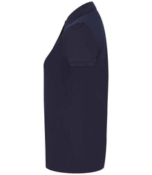 Henbury Ladies Coolplus® Wicking Piqué Polo Shirt H476 - H476 Oxford Navy Side