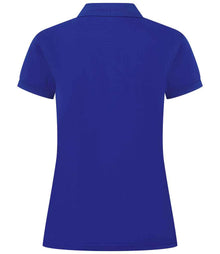 Henbury Ladies Coolplus® Wicking Piqué Polo Shirt H476 - H476 Royal Blue Back