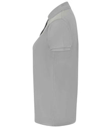 Henbury Ladies Coolplus® Wicking Piqué Polo Shirt H476 - H476 Silver Side